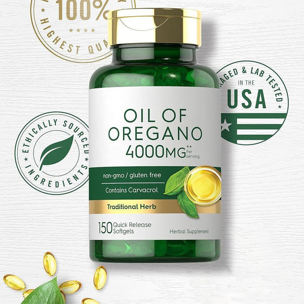 Oregano Oil Capsule Dietary Supplement