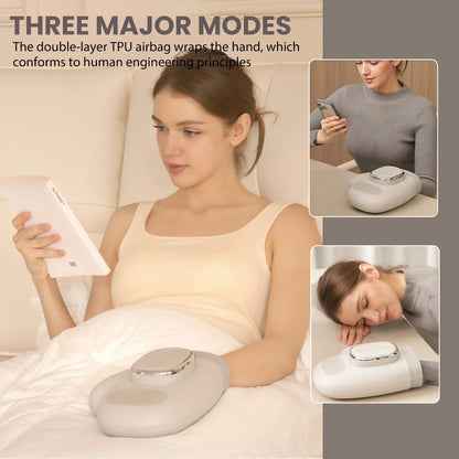 Electric Hand Massager with Heat & Air Compression – 5 Modes, Rechargeable Hand & Finger Massage Machine