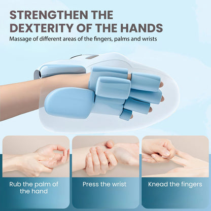 Electric Hand Massager with Heat & Air Compression – 5 Modes, Rechargeable Hand & Finger Massage Machine