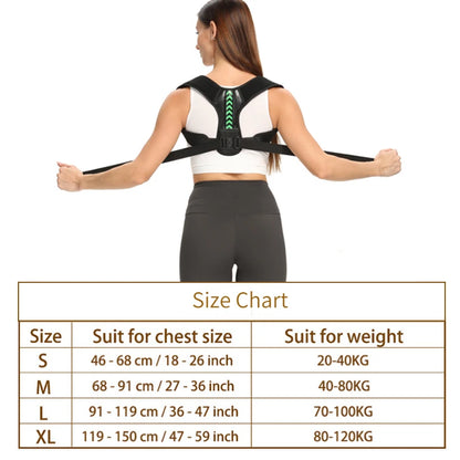 Adjustable Back Posture Corrector – Breathable Shoulder & Back Support Belt for Men & Women