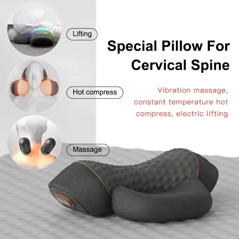 PAQIN Neck Massager Pillow – Non-Electric Cervical Neck Support & Relaxation Pillow
