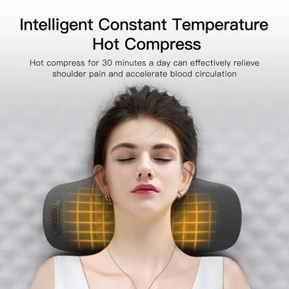 PAQIN Neck Massager Pillow – Non-Electric Cervical Neck Support & Relaxation Pillow