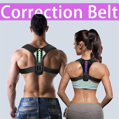Adjustable Back Posture Corrector – Breathable Shoulder & Back Support Belt for Men & Women