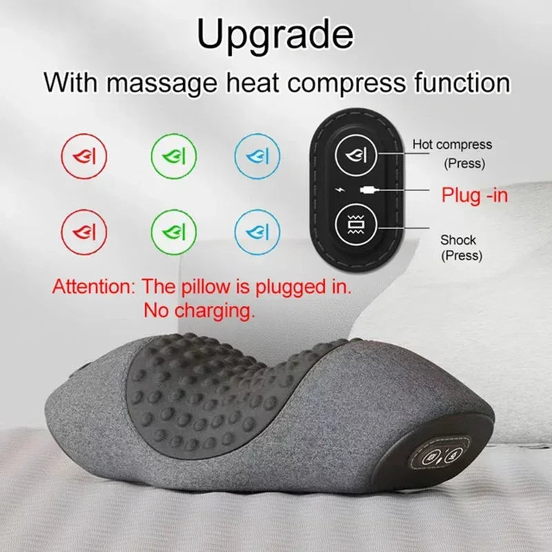 PAQIN Neck Massager Pillow – Non-Electric Cervical Neck Support & Relaxation Pillow
