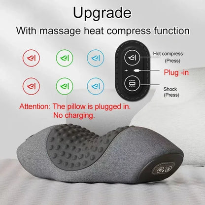 PAQIN Neck Massager Pillow – Non-Electric Cervical Neck Support & Relaxation Pillow